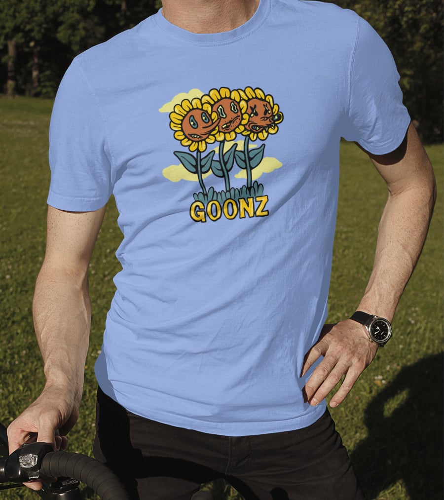 Cryptoon Goonz Flower Goonz Sunflower Faces T-Shirt
