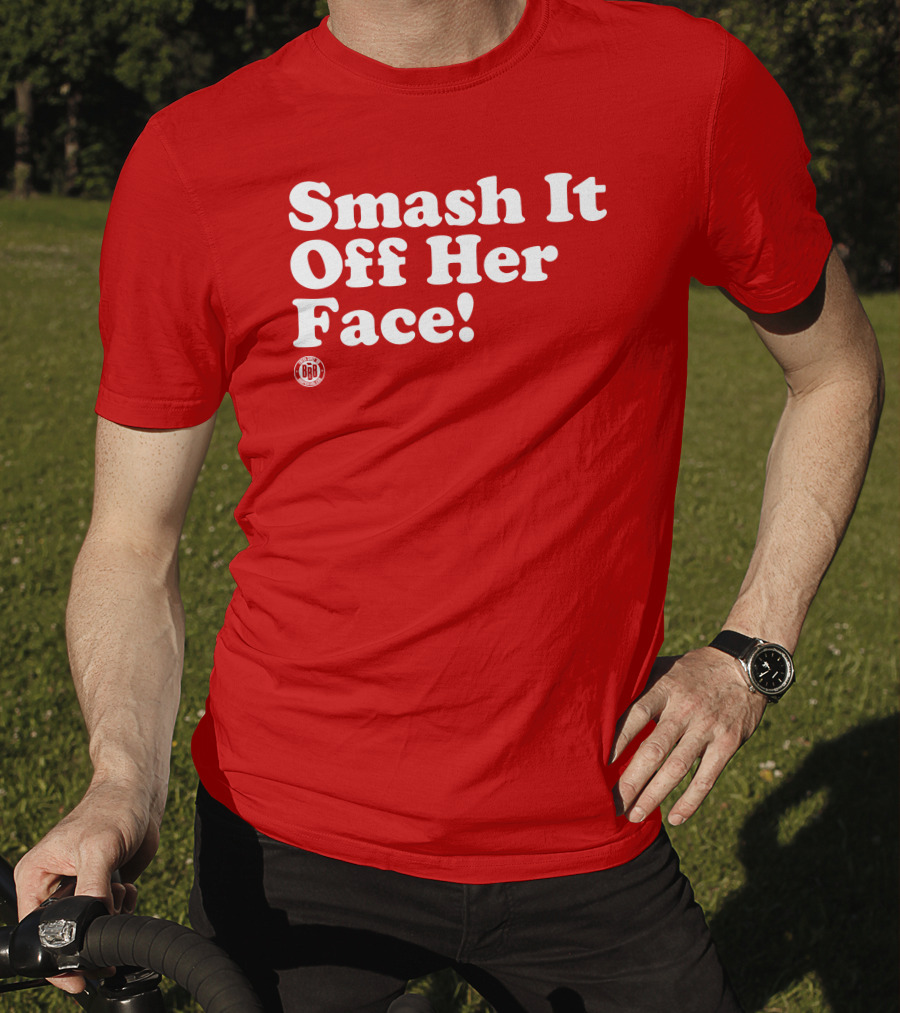 Triple B Smash It Off Her Face Red T-Shirt
