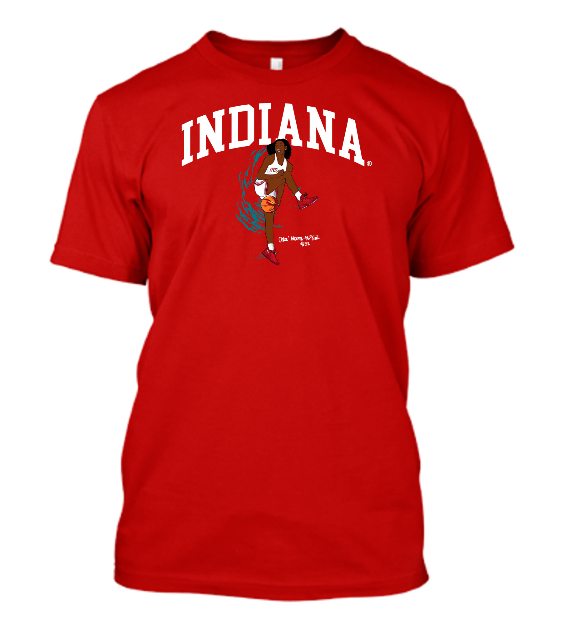 Indiana Basketball Chloe Moore-McNeil #11 T-Shirt
