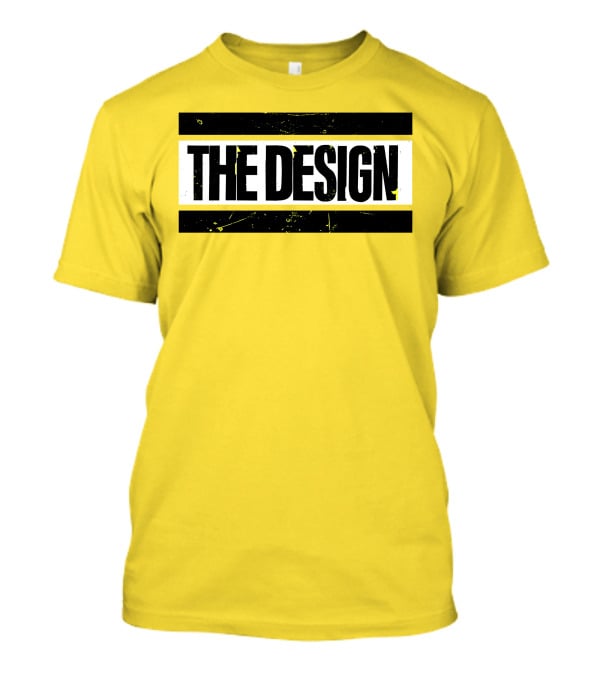 THE DESIGN Deaner Bold Yellow Background T-Shirt