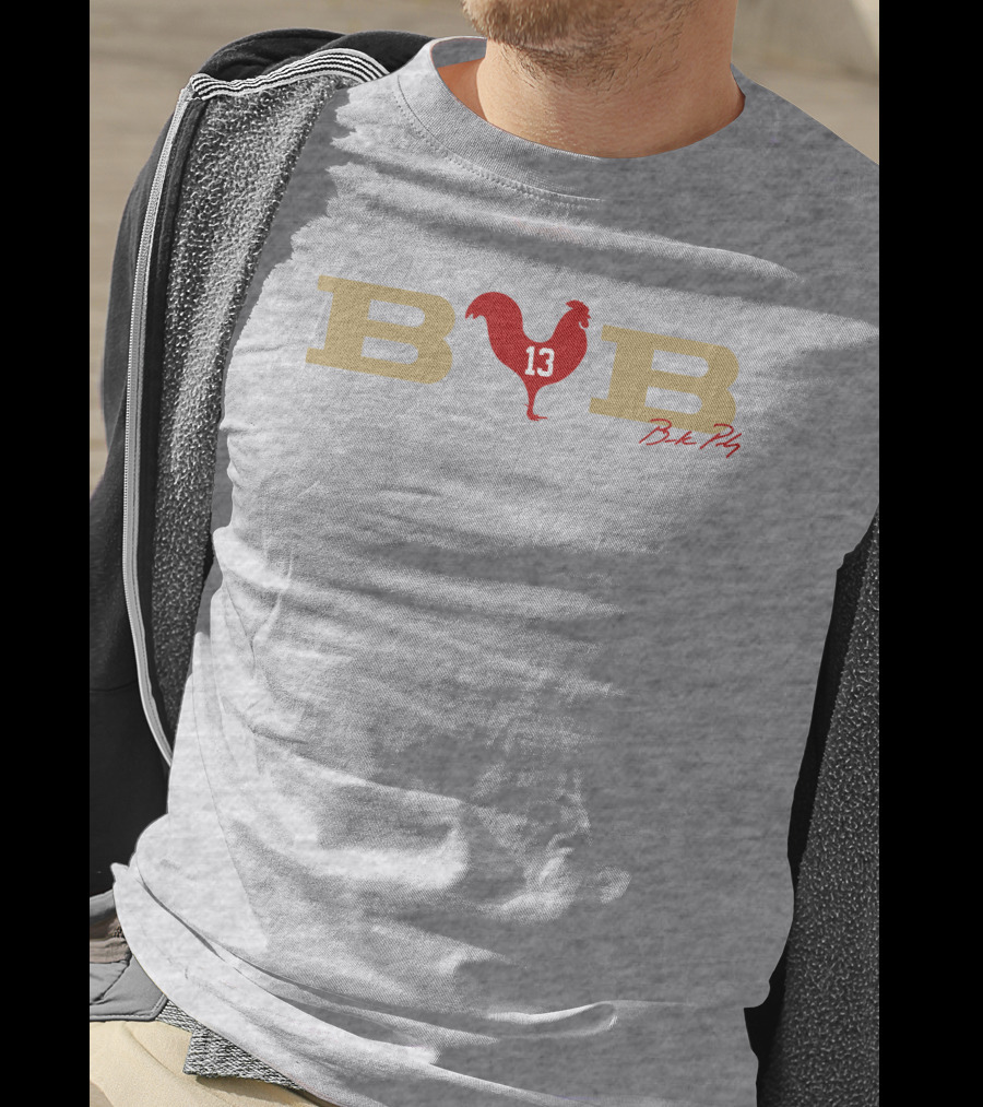 Bcb 13 Brock Purdy Rooster T-Shirt