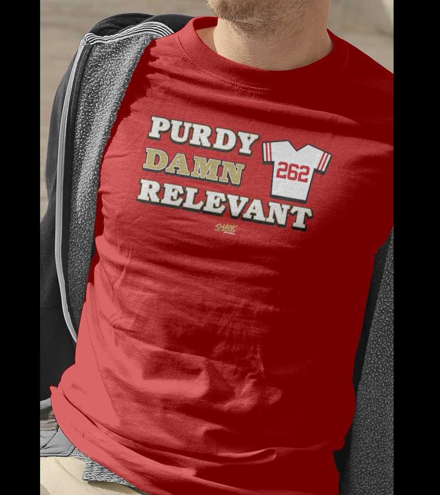 Purdy Damn Relevant 262 Football Jersey T-Shirt