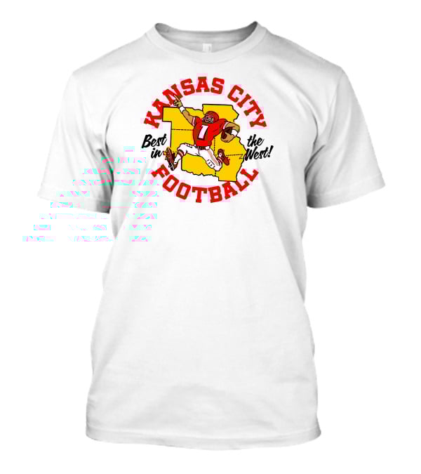 Kansas City Football Best In The West T-Shirt