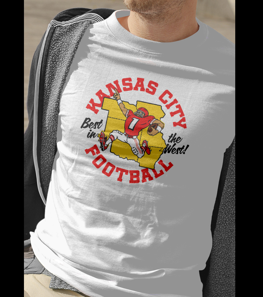 Kansas City Football Best In The West T-Shirt
