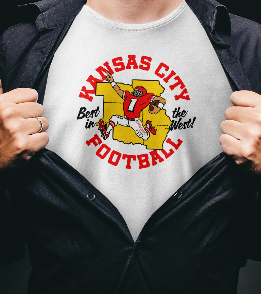 Kansas City Football Best In The West T-Shirt