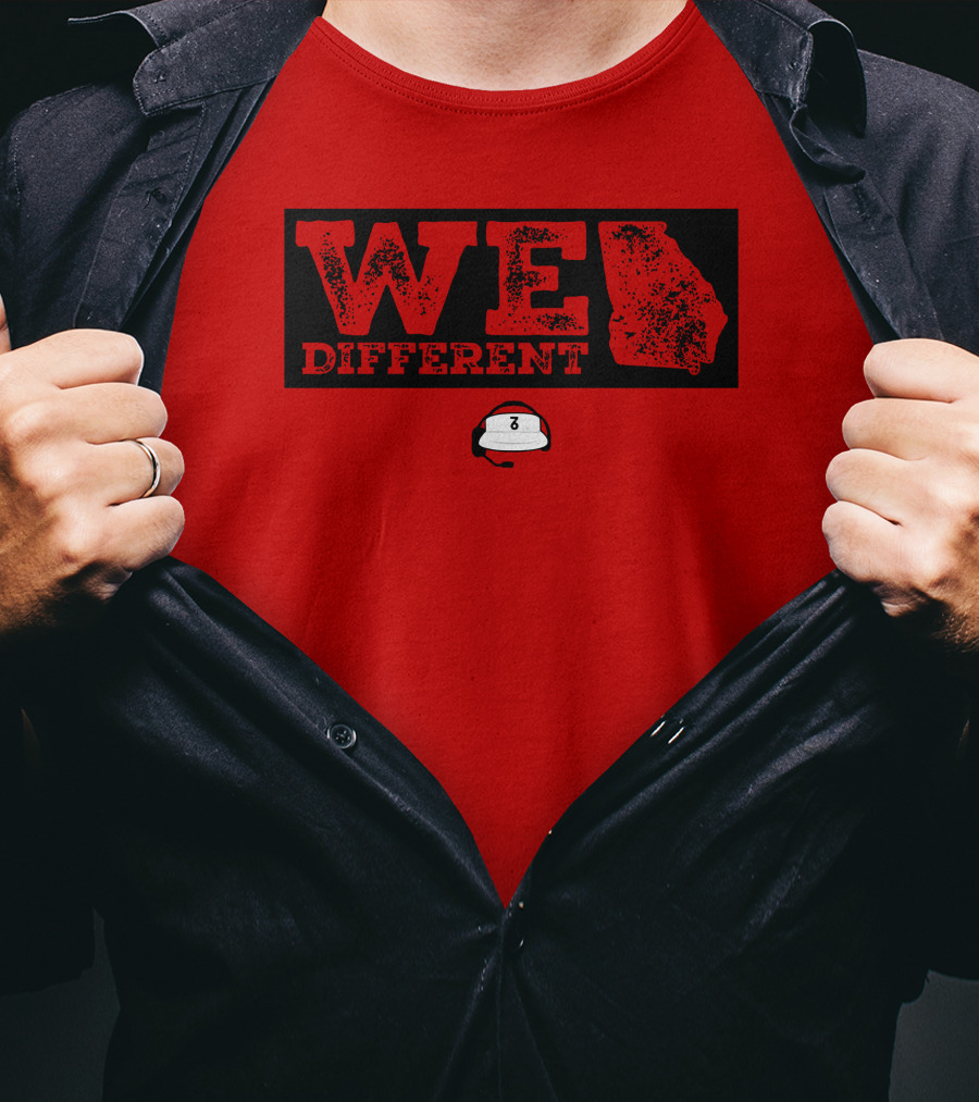 We Different Georgia Seven Six Apparel Merch T-Shirt