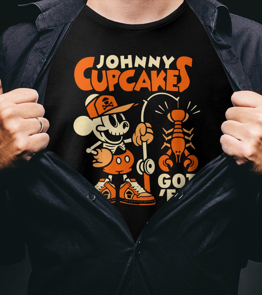 Johnny Cupcakes Crustacean Cupkicks Got 'Em T-Shirt