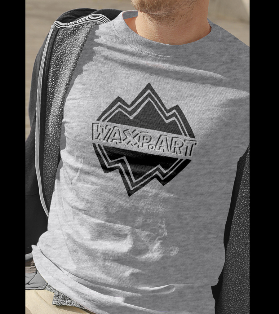 WAXP.ART Bold Geometric Emblem T-Shirt