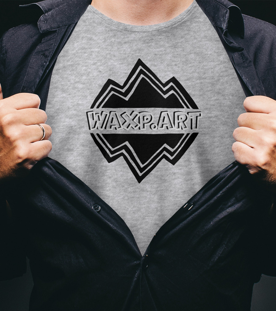 WAXP.ART Bold Geometric Emblem T-Shirt