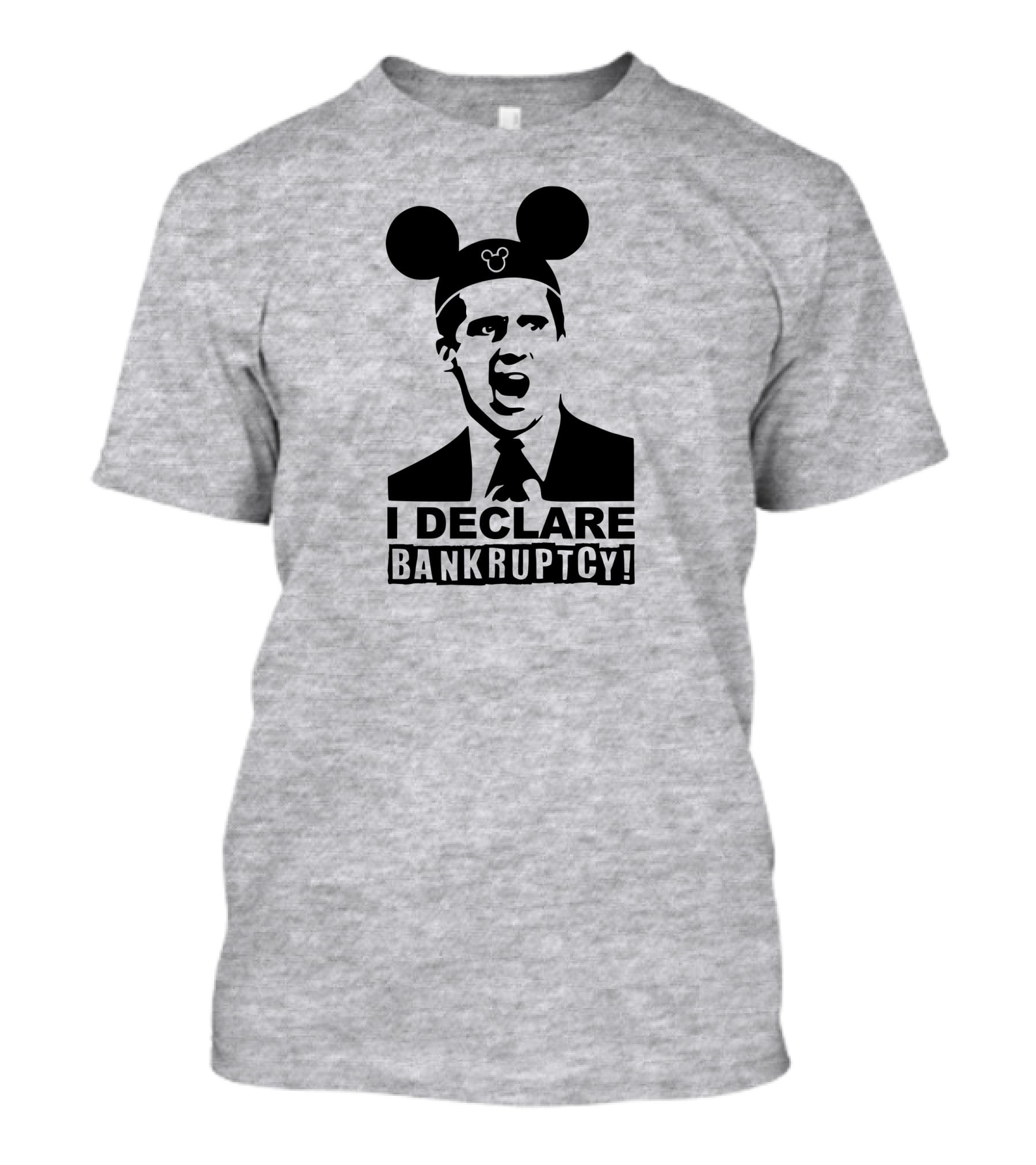 Michael Scott I Declare Bankruptcy Mickey Ears T-Shirt