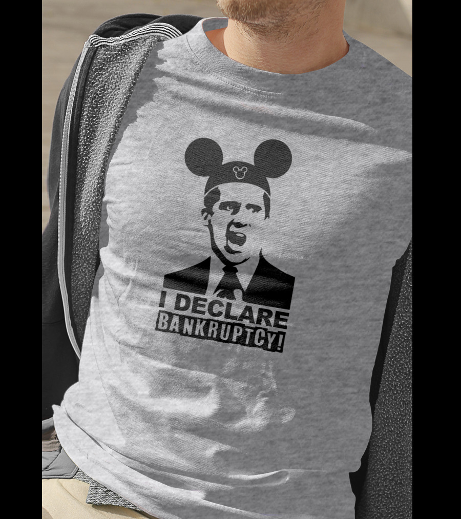 Michael Scott I Declare Bankruptcy Mickey Ears T-Shirt