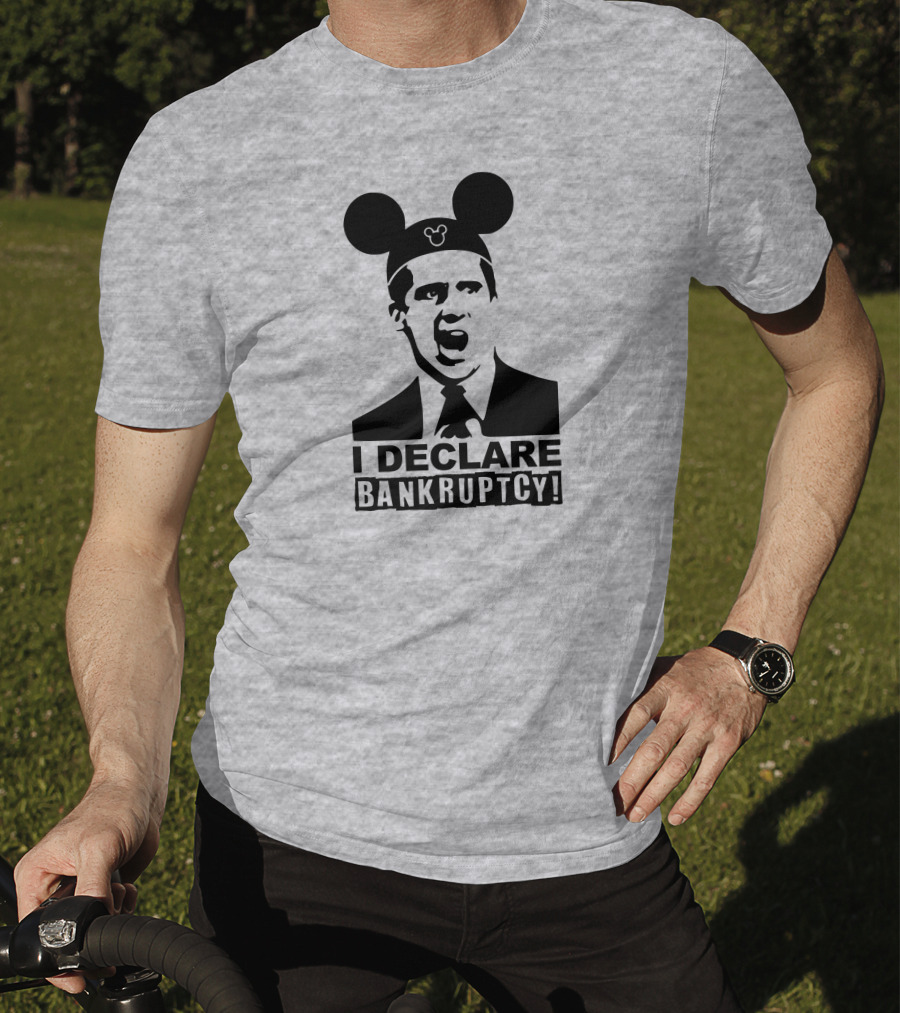 Michael Scott I Declare Bankruptcy Mickey Ears T-Shirt
