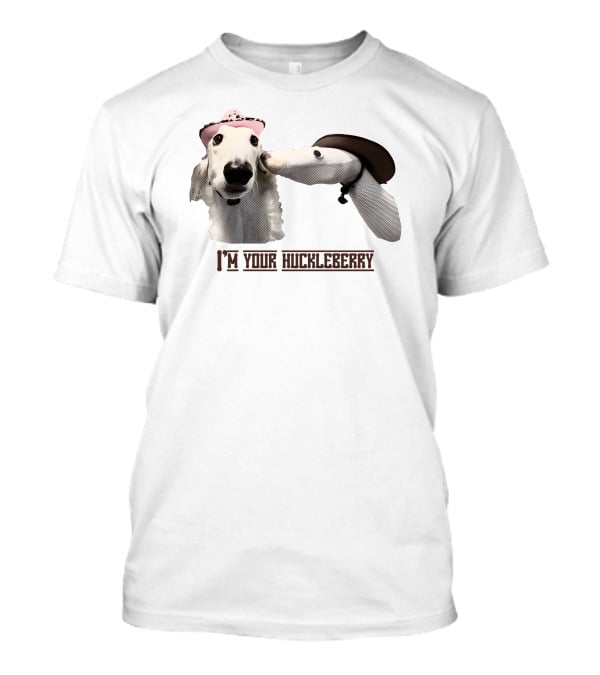Borzoi I'm Your Huckleberry Cowboy Hat T-Shirt