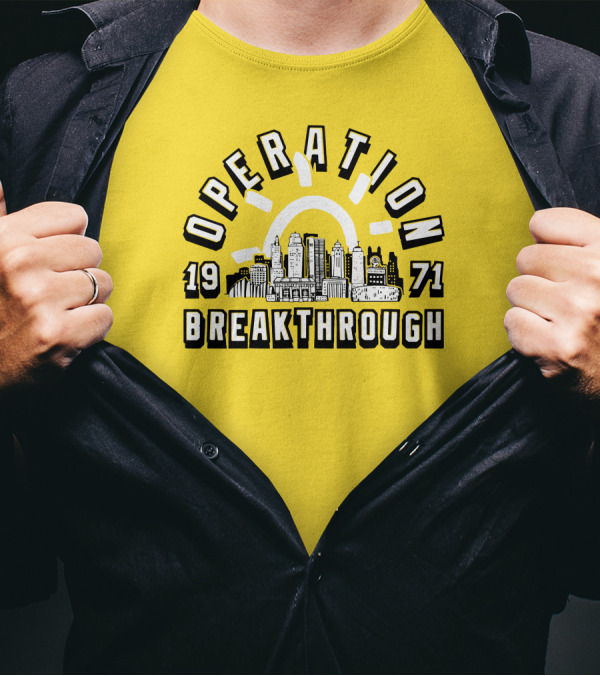 Operation Breakthrough 1971 City Skyline Charlie Hustle Merch T-Shirt
