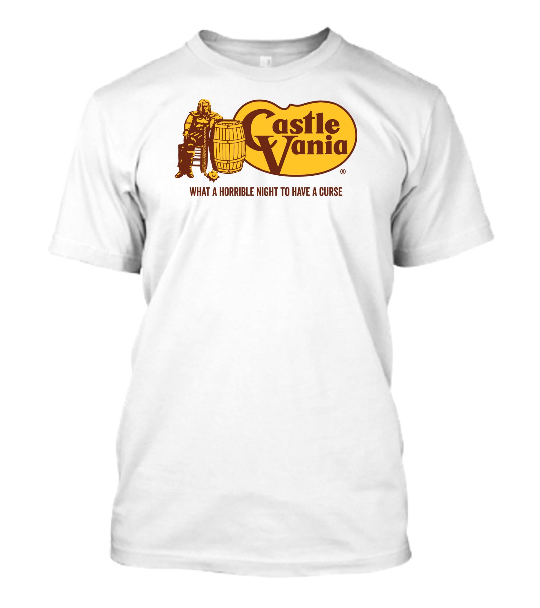 Castlevania What A Horrible Night To Have A Curse Barrel Icon Character T-Shirt