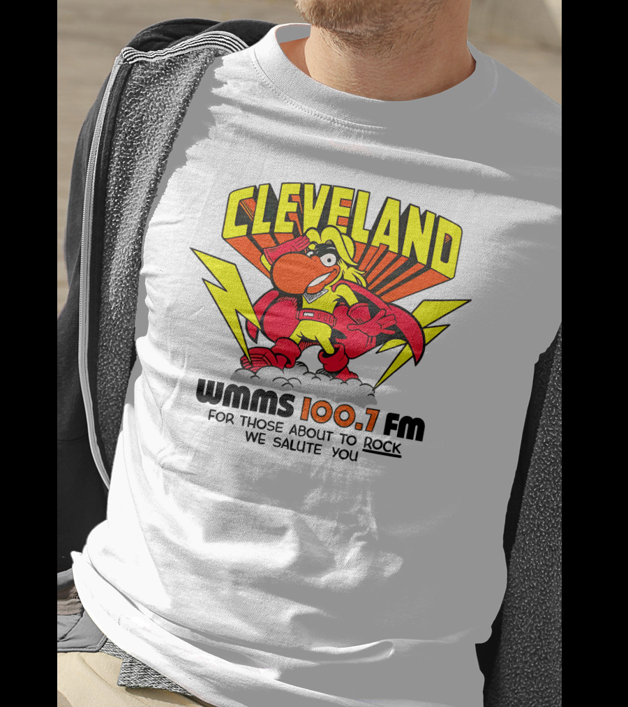 Cleveland WMMS 100.7 FM For Those About To Rock We Salute You T-Shirt
