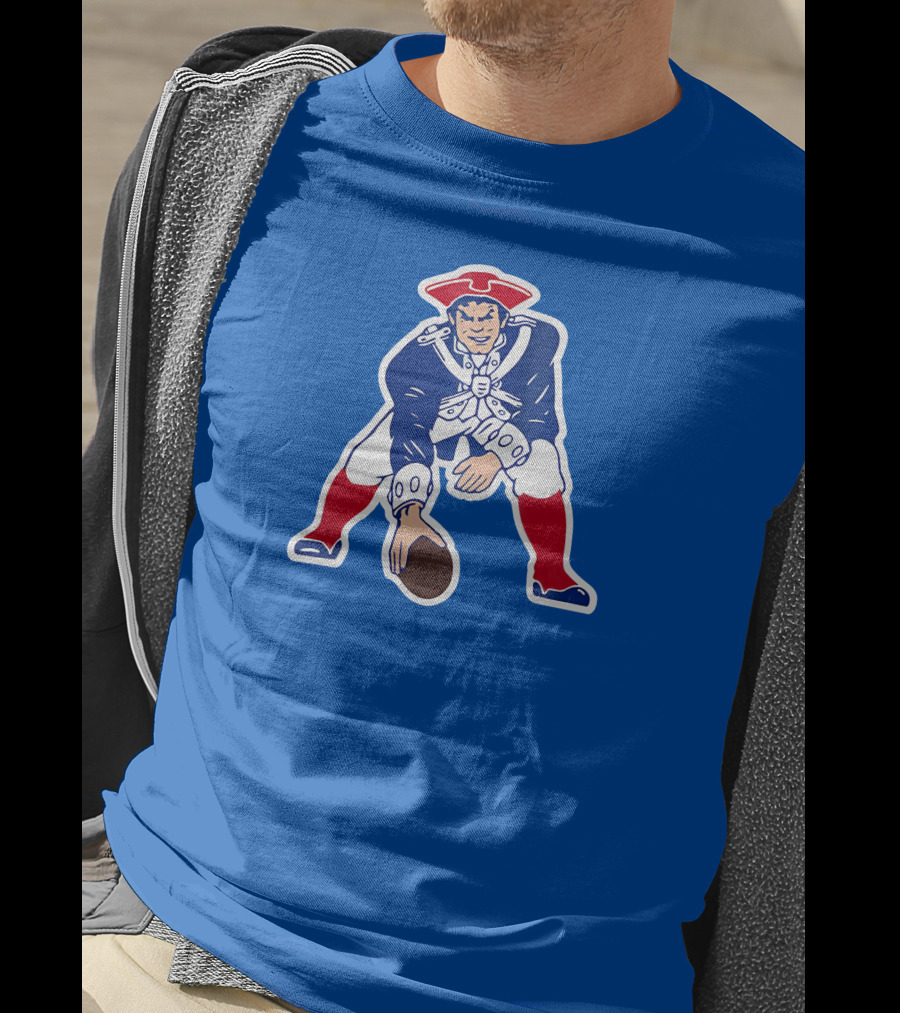 New England Patriots Sideline Arch Jersey Football Retro T-Shirt