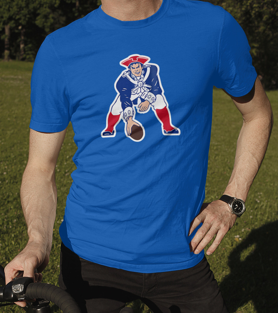 New England Patriots Sideline Arch Jersey Football Retro T-Shirt