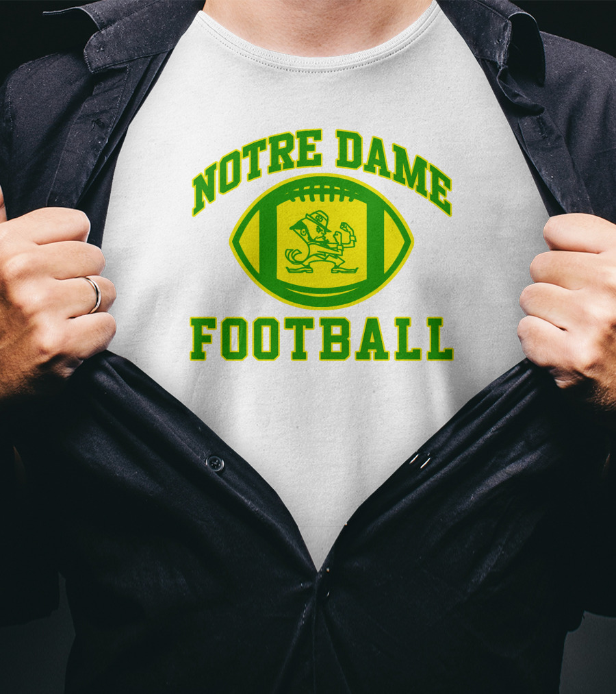 Notre Dame Football Coach Marcus Freeman Iconic Game Day Wear T-Shirt