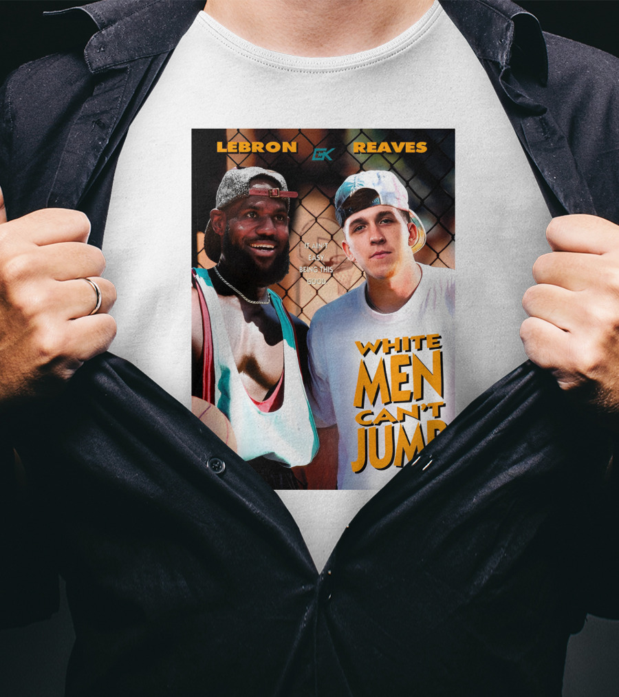 Lebron Reaves White Men Can't Jump Basketball Movie T-Shirt
