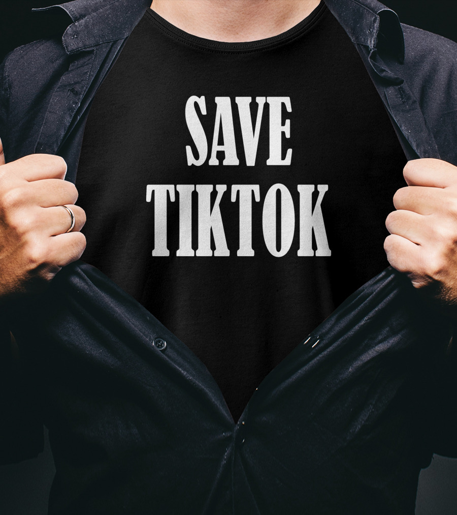 Irish Peach Designs Save Tiktok Merch Awareness T-Shirt