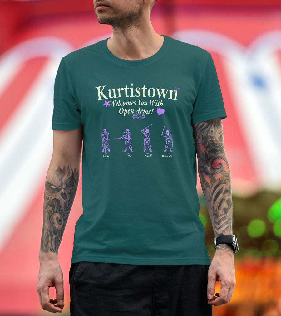 Kurtistown Welcomes You With Open Arms Enjoy the Small Moments T-Shirt