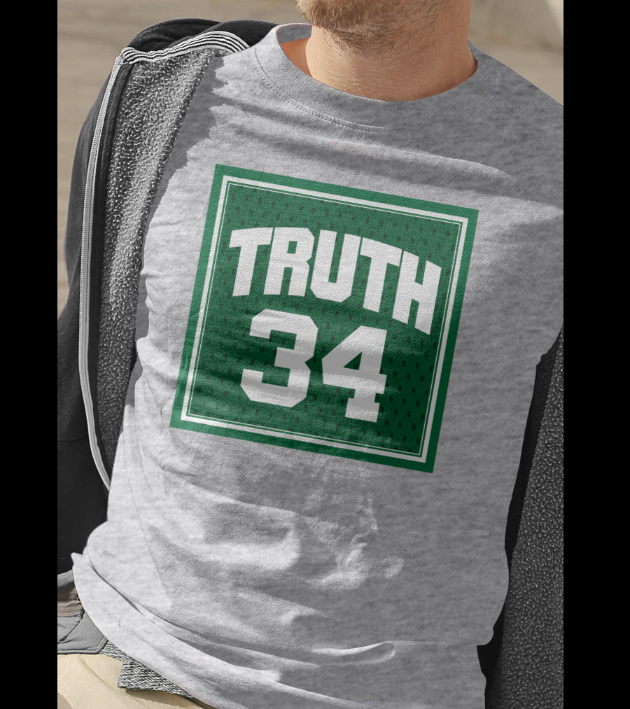 Boston Celtics Truth 34 Green Jersey T-Shirt