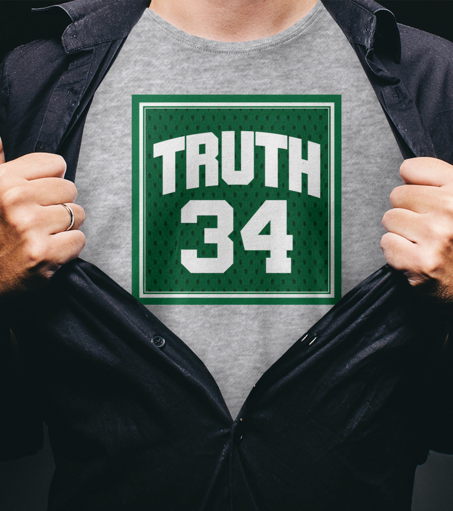 Boston Celtics Truth 34 Green Jersey T-Shirt