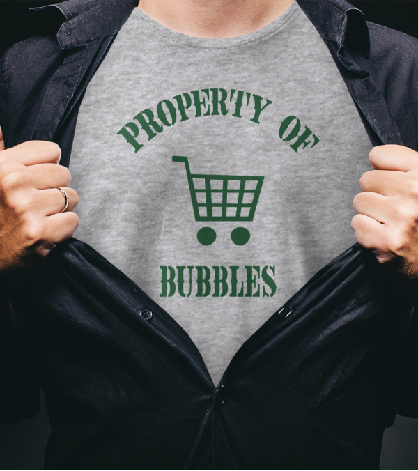 Property Of Bubbles Ziggy Sobotka Shopping Cart T-Shirt