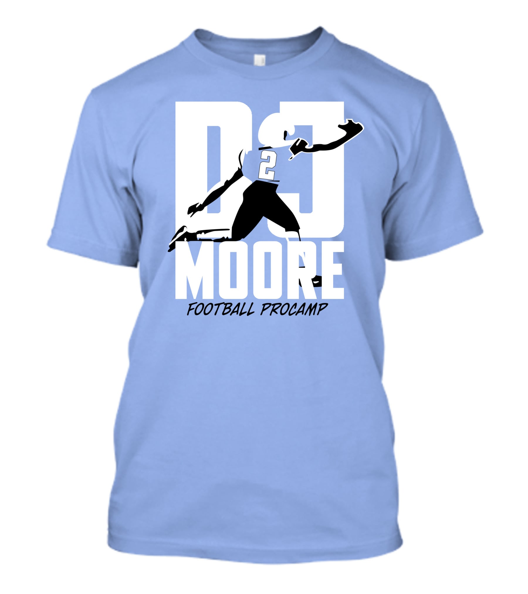 Chicago Bears DJ Moore 2 Football Procamp T-Shirt