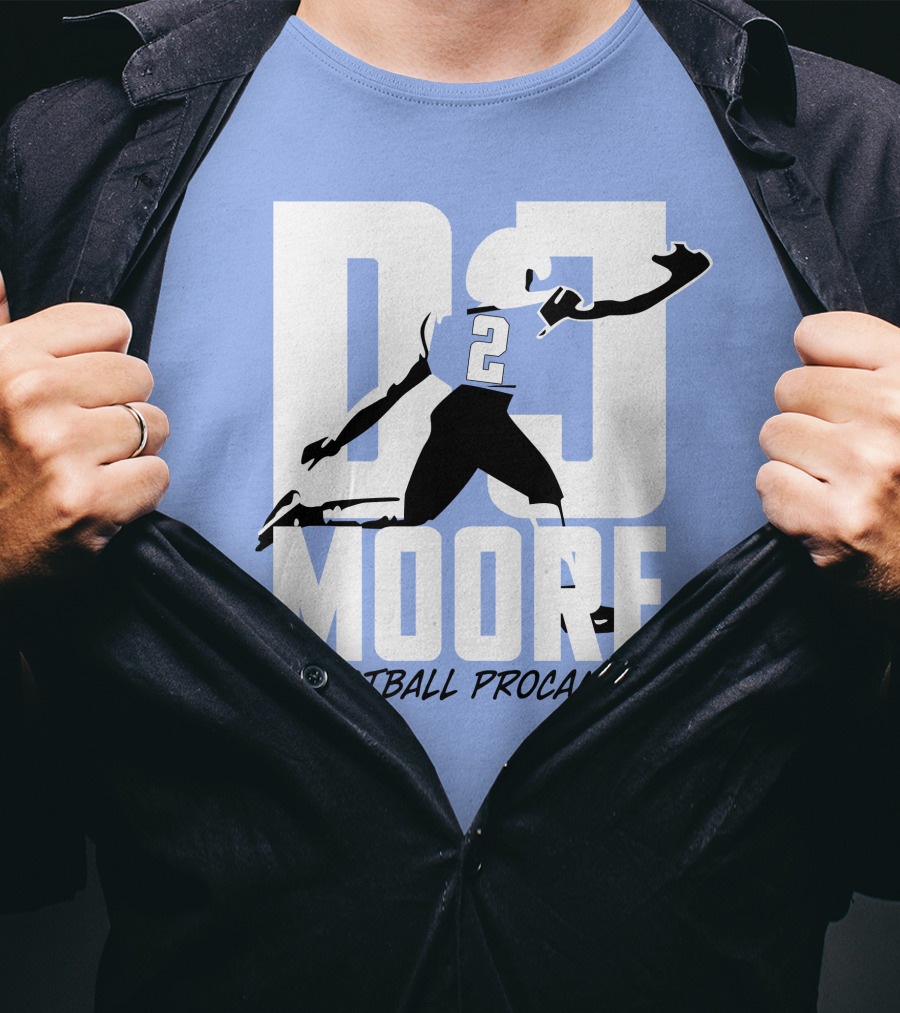 Chicago Bears DJ Moore 2 Football Procamp T-Shirt