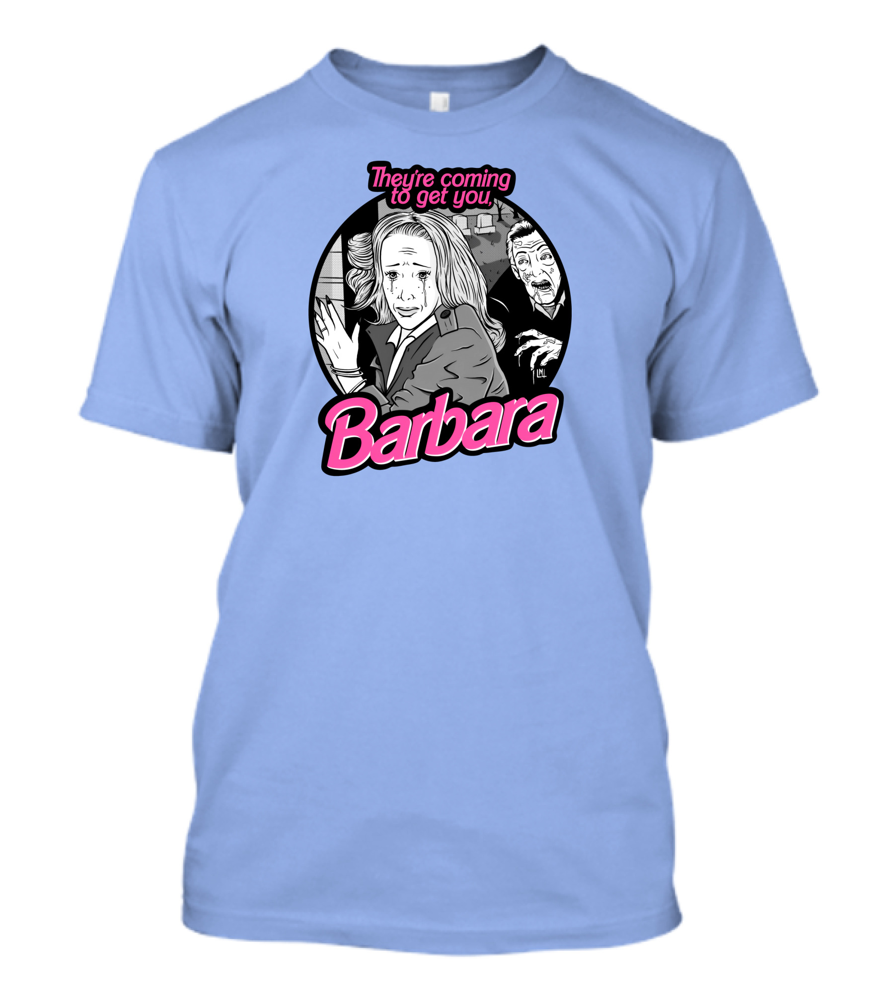 They're Coming To Get You Barbara Horror Scene Comic T-Shirt