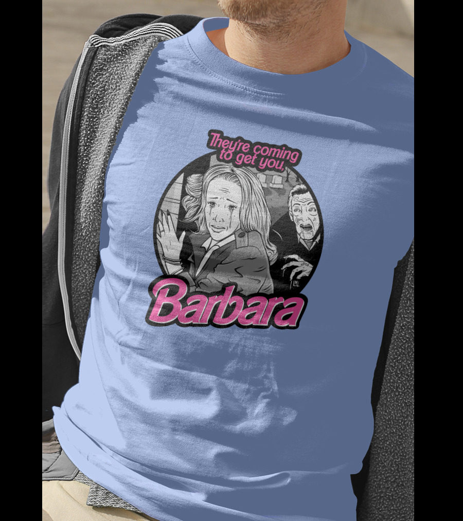 They're Coming To Get You Barbara Horror Scene Comic T-Shirt