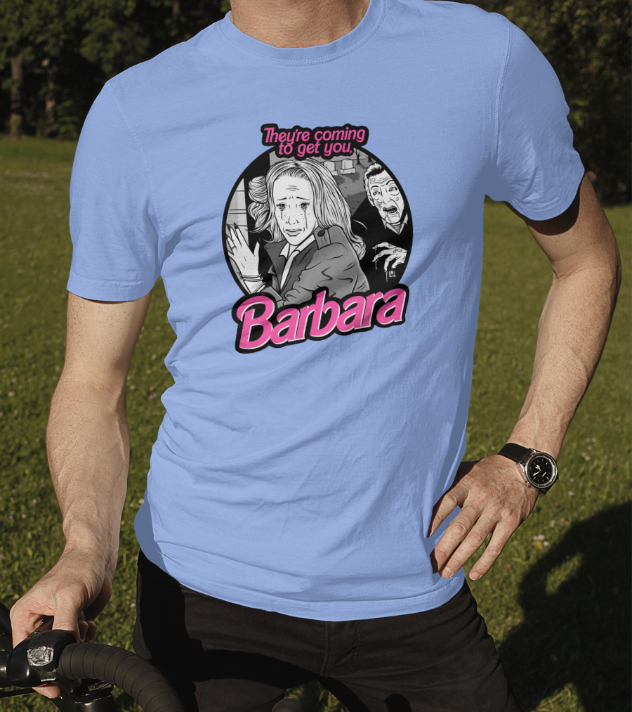 They're Coming To Get You Barbara Horror Scene Comic T-Shirt