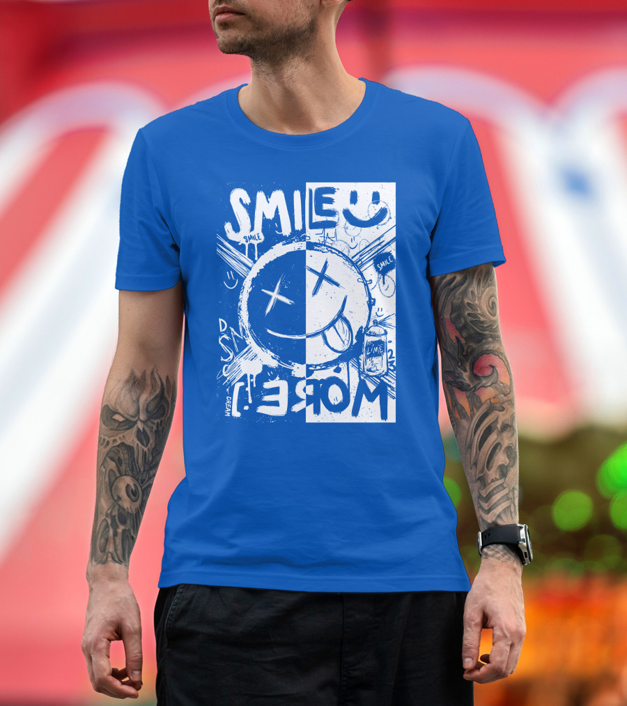Dream Merch Smile More Smile Drink Lime T-Shirt