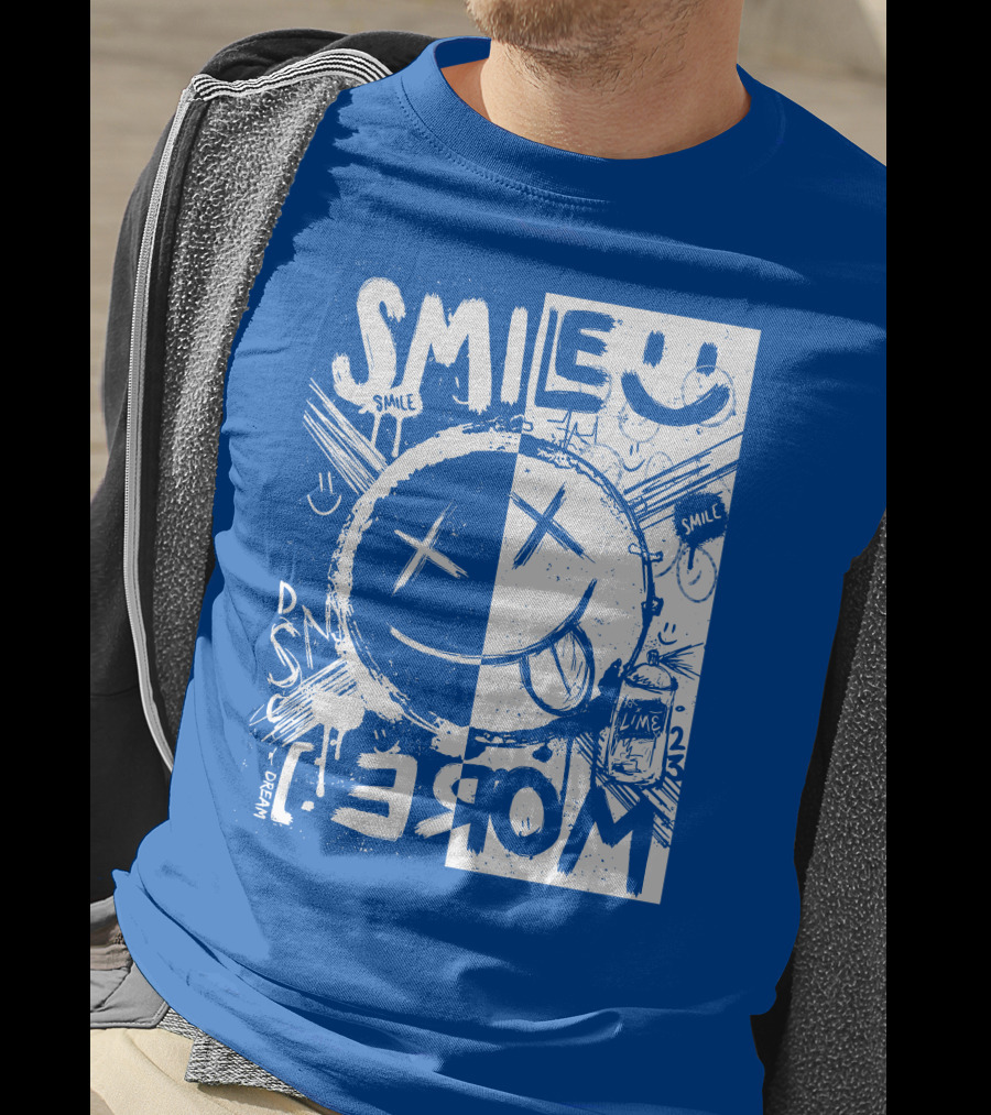 Dream Merch Smile More Smile Drink Lime T-Shirt