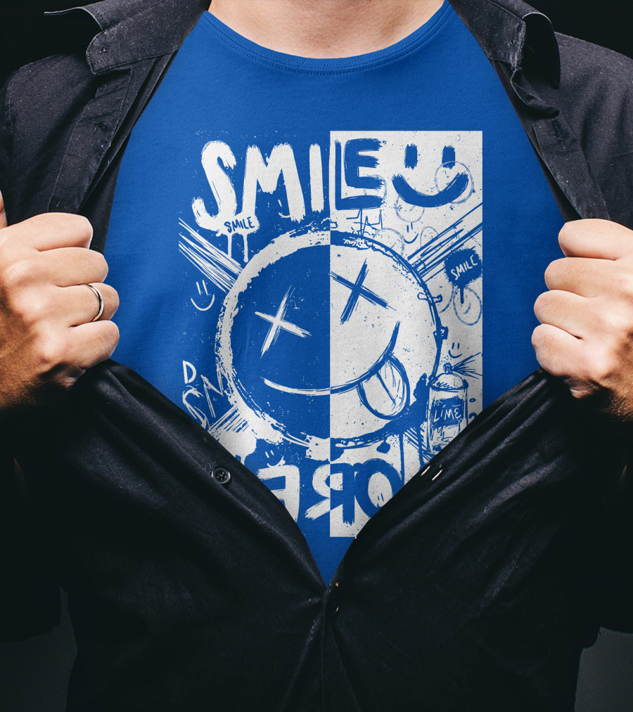 Dream Merch Smile More Smile Drink Lime T-Shirt