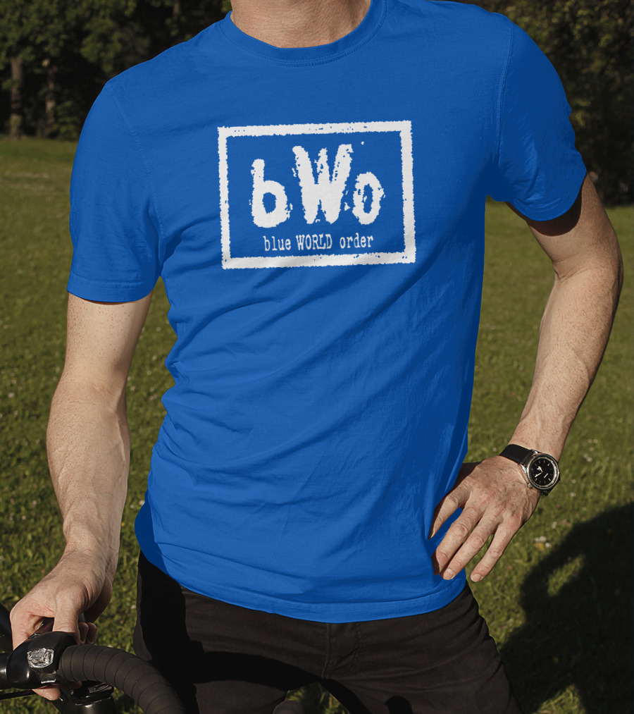 BWo Blue World Order Wrestling Inspired T-Shirt