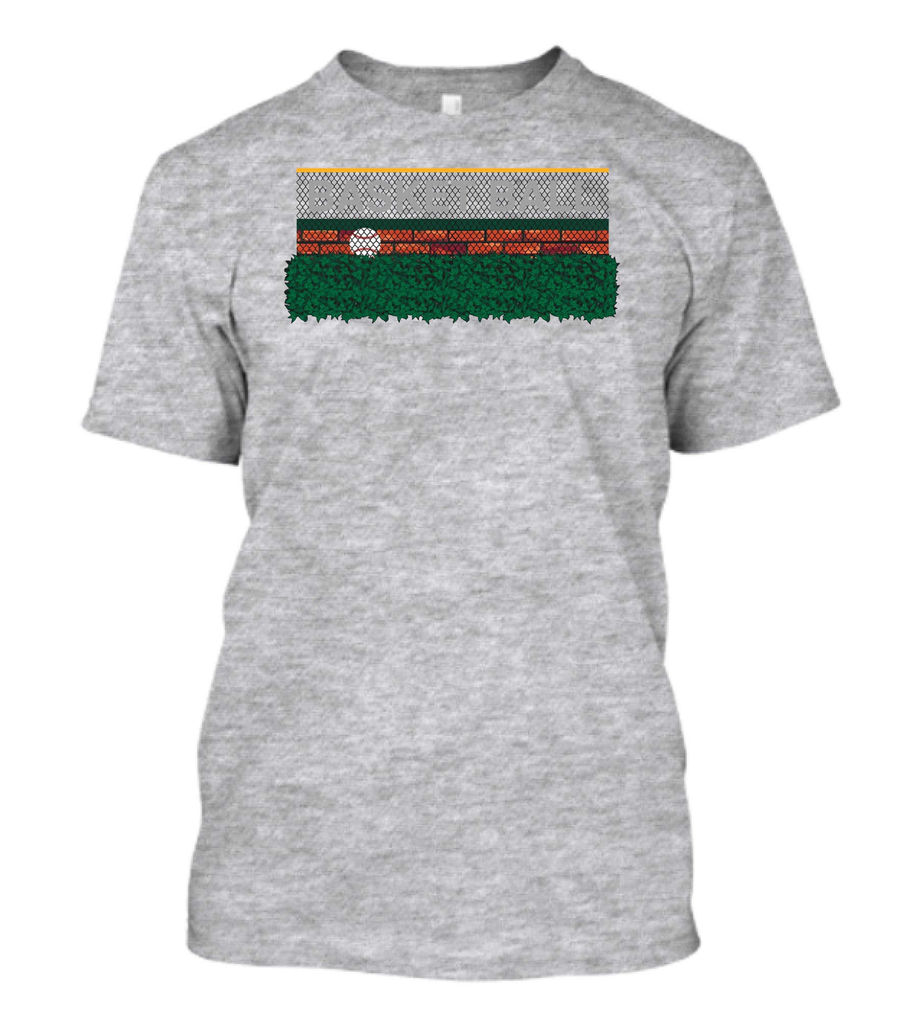 Obvious Basket Ball Fence Court T-Shirt