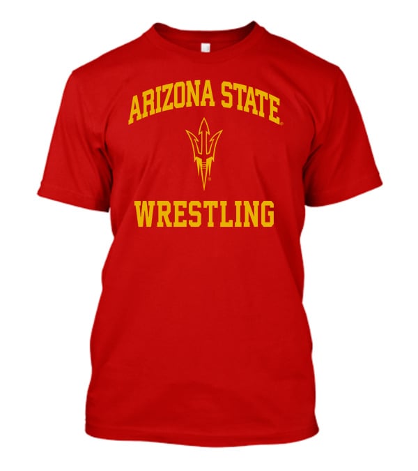 Arizona State Sun Devils Wrestling Fork T-Shirt