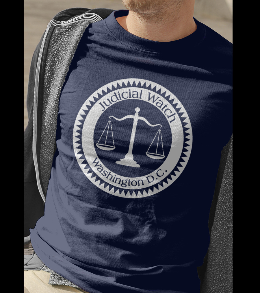 Judicial Watch Washington D.C. Scales Of Justice Seal T-Shirt