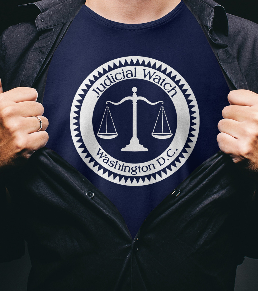 Judicial Watch Washington D.C. Scales Of Justice Seal T-Shirt