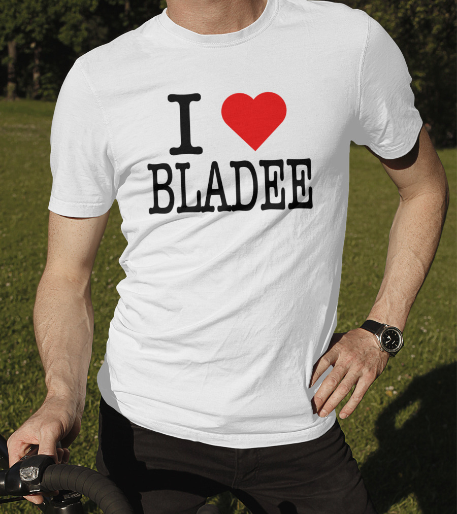 I Love Bladee Heart Symbol Fandom T-Shirt