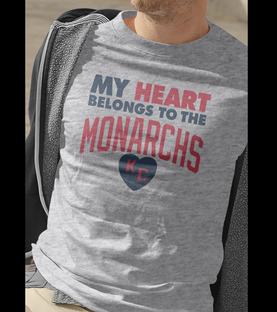 My Heart Belongs To The Monarchs KC T-Shirt