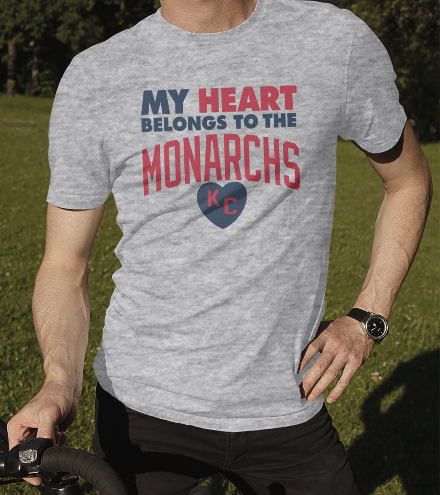 My Heart Belongs To The Monarchs KC T-Shirt