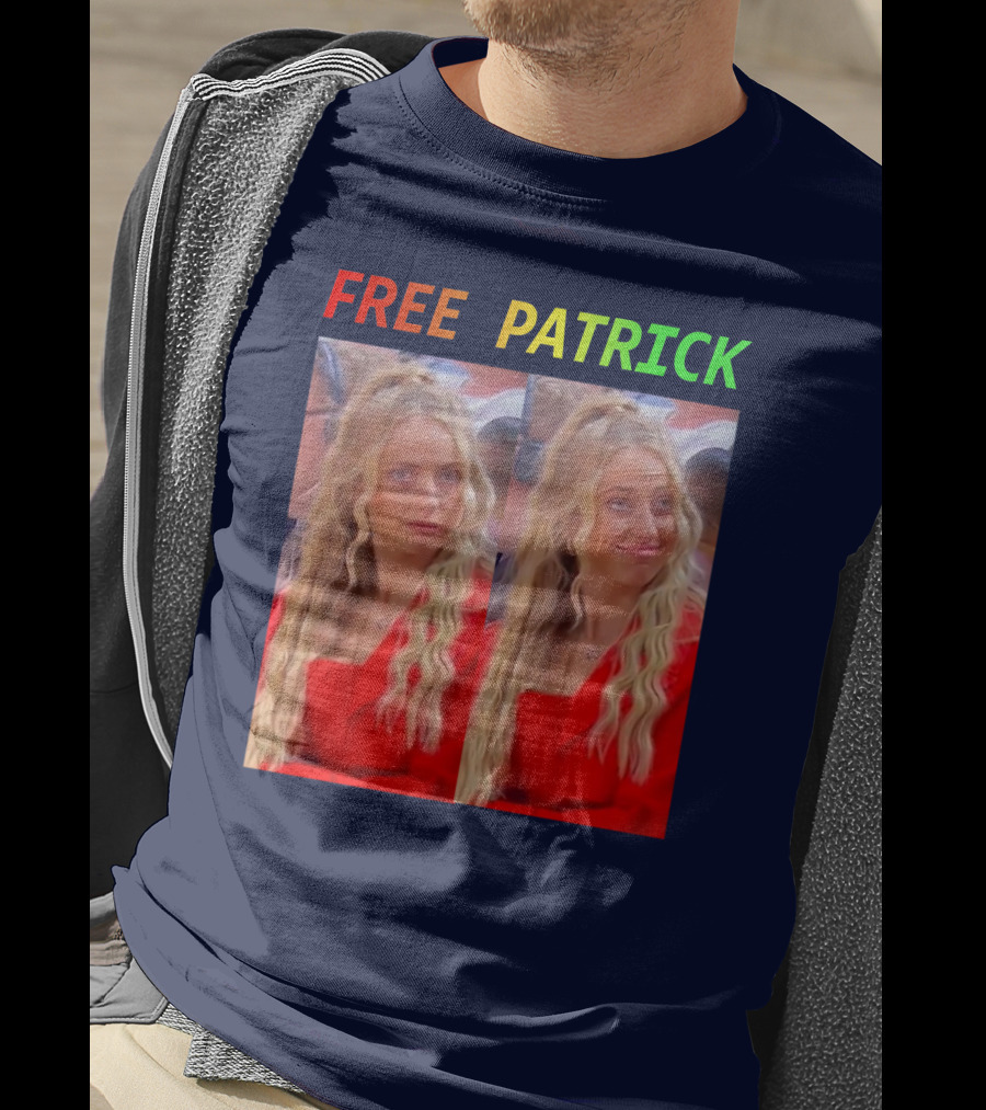 FREE PATRICK Double Image Red T-Shirt