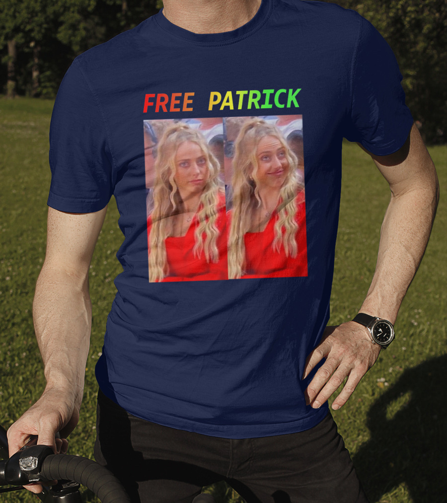FREE PATRICK Double Image Red T-Shirt