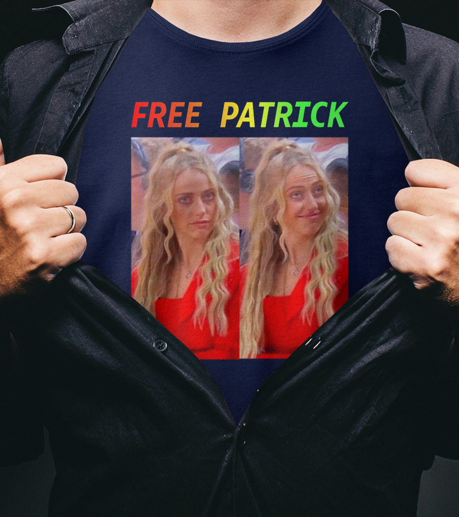 FREE PATRICK Double Image Red T-Shirt