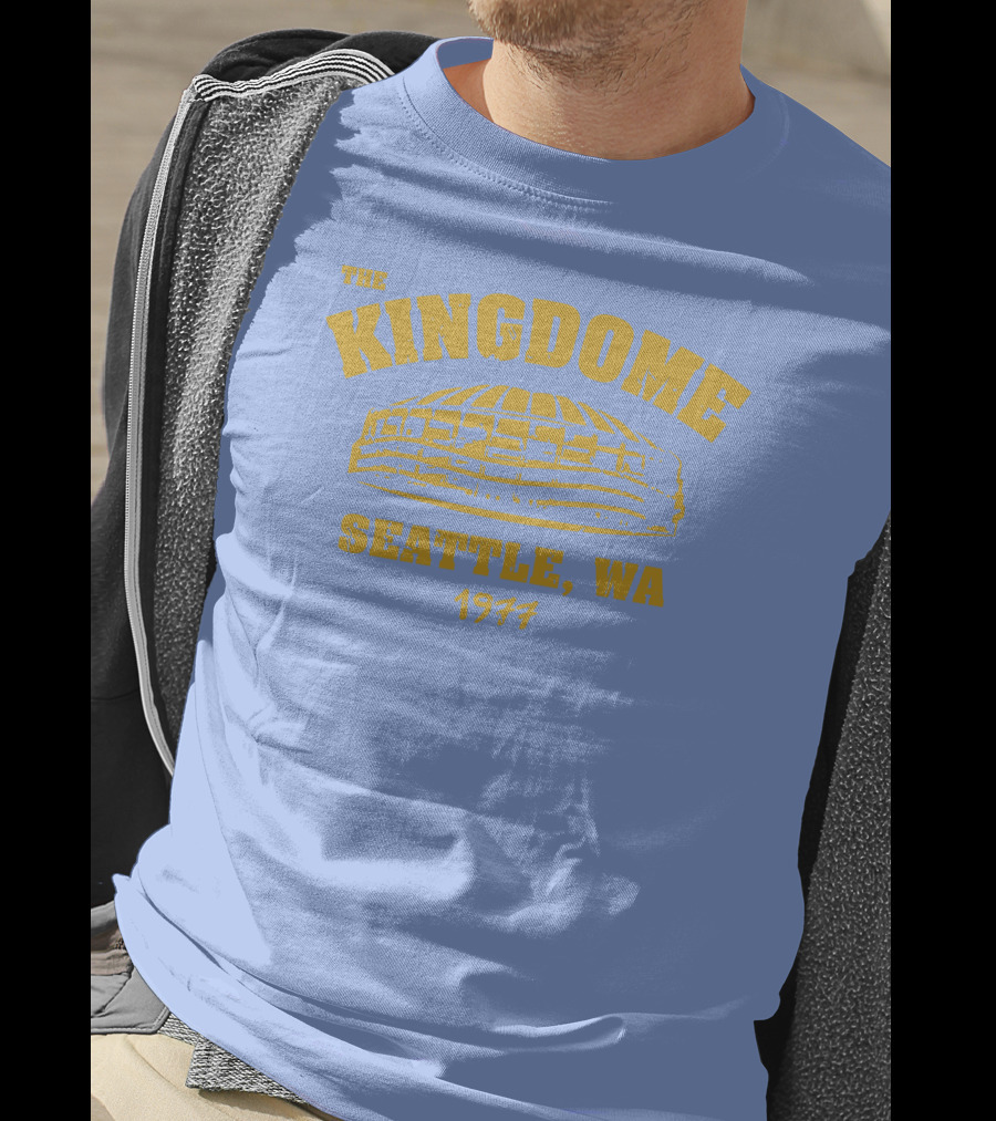 Simply Seattle Merch The Kingdome Seattle WA 1977 Retro Stadium T-Shirt