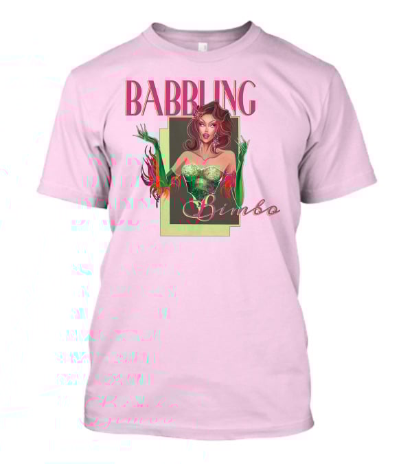 Voss Events Merch Jasmine Kennedie Babbling Bimbo Green Glamour Dress T-Shirt